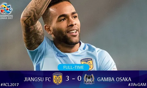 Jiangsu FC vs Gamba Osaka (Vòng bảng AFC Champions League 2017)
