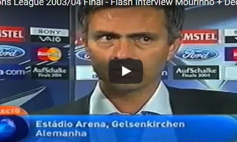 Jose Mourinho thời còn chưa 'bước ra ánh sáng'