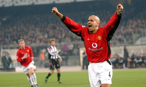 Juan Veron thời còn khoác áo Man Utd