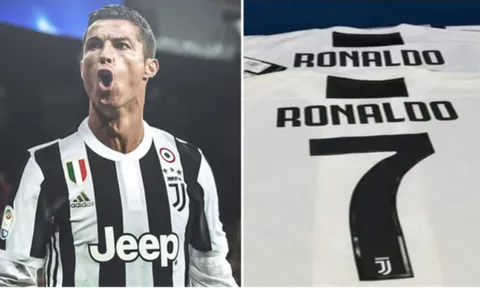 Juventus đã bán hết hơn nửa triệu chiếc áo của Ronaldo chỉ trong 24 tiếng