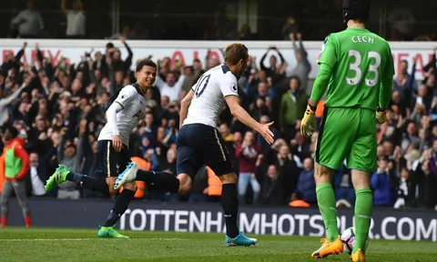 Kane-Alli tỏa sáng, Tottenham hạ nhục Arsenal