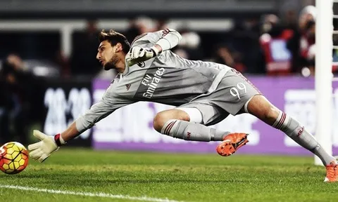 Khả năng phản xạ xuất sắc của Donnarumma