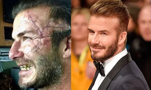 Khán giả sắp được xem phim bom tấn có Beckham mặt sẹo