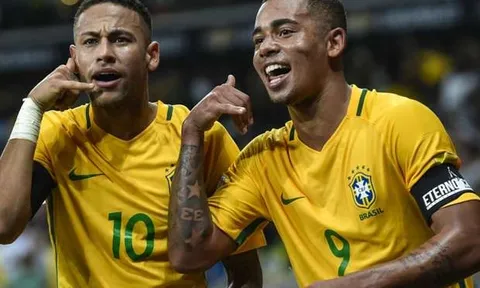Khi Neymar và Gabriel Jesus cùng hạ nhục đối thủ