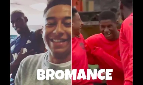 Khoảnh khắc đầy tình cảm giữa Pogba, Lingard và Rashford