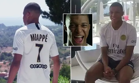 Khoe áo số 7, Mbappe làm lu mờ Neymar trong ngày PSG hội quân