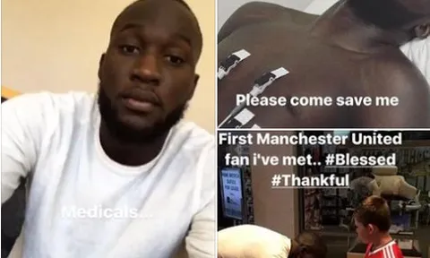 Khoe kiểm tra y tế, Lukaku liên tục 'thả thính' với fan Man Utd