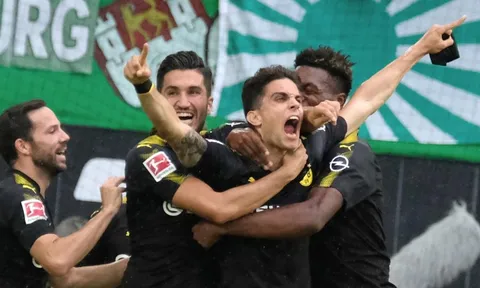 Không Dembele, Dortmund vẫn dễ dàng hạ đẹp Wolfsburg