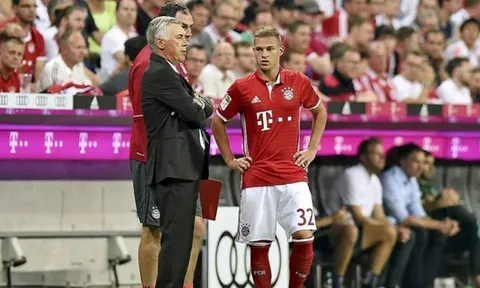 Joshua Kimmich nhắn gửi "thông điệp" đến HLV Carlo Ancelotti