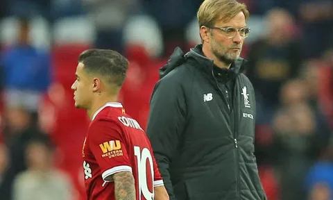 Klopp vẫn chưa có 'phương án' thay thế Coutinho