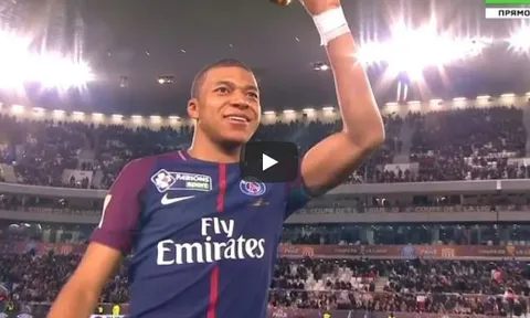 Kylian Mbappe chơi tuyệt hay trước AS Monaco