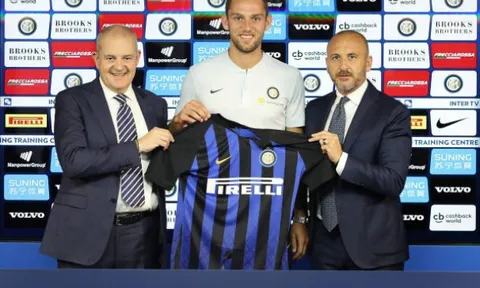 'Lá chắn thép' Stefan De Vrij chính thức ra mắt Inter