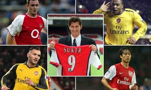 Lacazette và lịch sử kỳ lạ của chiếc áo số 9 tại Arsenal