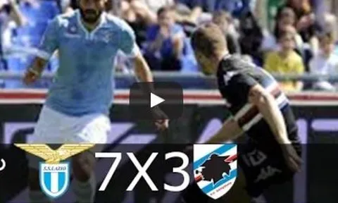 Lazio 7-3 Sampdoria (vòng 35 Serie A)