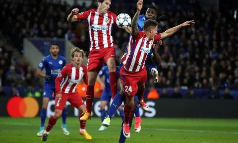 Leicester City 1-1 Atlético Madrid (Lượt về tứ kết Champions League 2016/17)