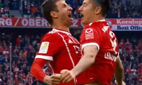 Lewandowski, Müller và Robben, những mũi tấn công đáng sợ của Bayern