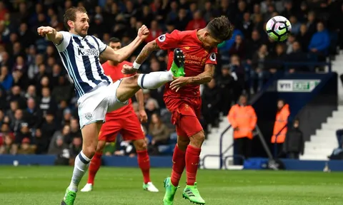 Liverpool chấm dứt chuỗi 4 trận không thắng trên sân nhà của West Brom