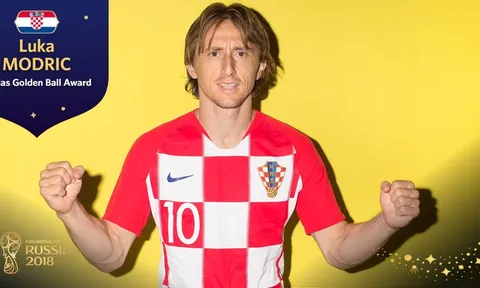 Luka Modric CHÍNH THỨC đoạt QBV World Cup 2018