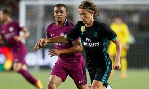 Luka Modric có trận đấu không tốt vs Man City