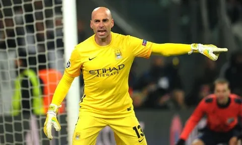 Lý do Willy Caballero xứng đáng bắt chính trong khung gỗ của Man City