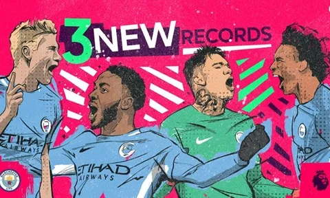 Man City 3-1 Brighton: Nhà vô địch của những kỷ lục