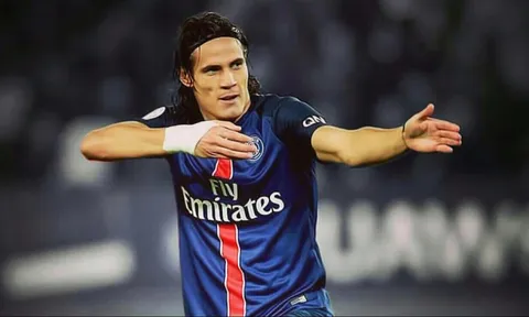 Màn trình diễn của Cavani năm 2017