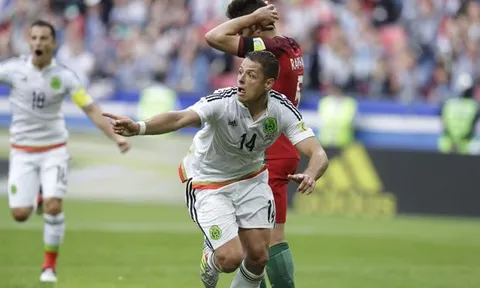 Màn trình diễn của Chicharito vs Bồ Đào Nha (Confeds Cup)