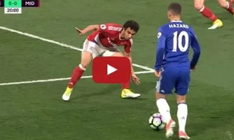Màn trình diễn của Eden Hazard vs Middlesbrough
