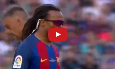 Màn trình diễn của Edgar Davids trước đội huyền thoại Man United