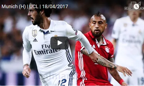 Màn trình diễn của Isco trước Bayern Munich