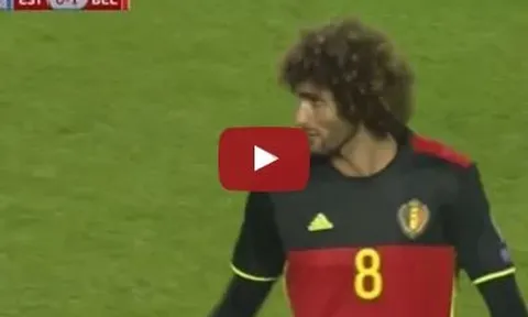 Màn trình diễn của Maroune Fellaini vs Estonia