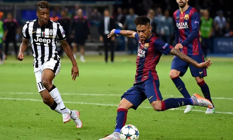 Màn trình diễn của Neymar trong trận chung kết với Juve 2 năm trước