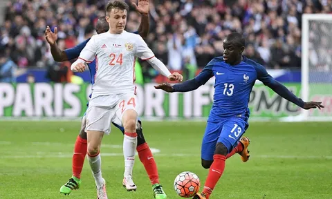 Màn trình diễn của N'Golo Kante vs Nga