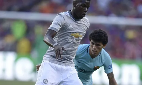 Màn trình diễn của Paul Pogba vs Barcelona