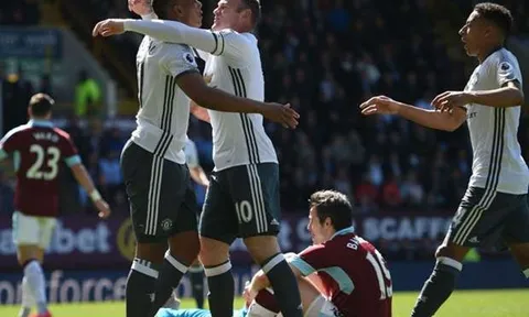 Man United phá lời nguyền 40 năm tại Turf Moor