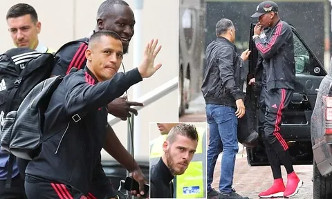 Pogba đội mưa, Fred thân thiết với Pereira ở khách sạn Lowry