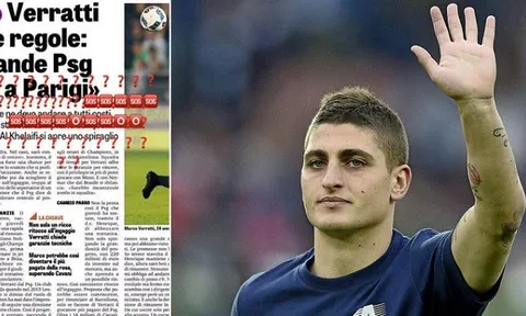 Marco Verratti tiếp tục 'tạo phản' thông qua mạng xã hội