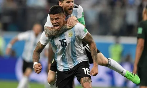 Marcos Rojo tiết lộ gây sốc về bàn thắng vào lưới Nigeria
