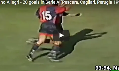 Max Allegri thời còn là cầu thủ