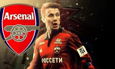 Tiếp đà hưng phấn, Arsenal chuẩn bị thâu tóm mục tiêu từ CSKA Moscow