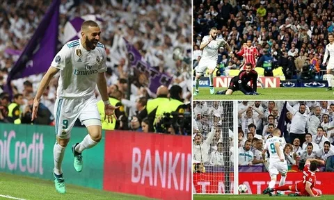 "Mèo lười" Benzema lập cú đúp, Real đoạt vé chơi trận chung kết đầy kịch tính