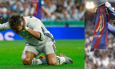 Messi ăn mừng "Like a Boss", Ronaldo "nổi điên"