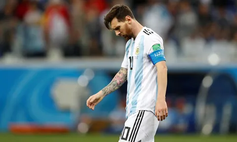 Không bàn thắng, không nụ cười, không niềm vui, không Messi
