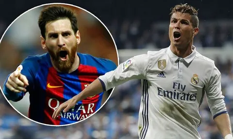 'Messi cứ việc nâng áo ăn mừng, còn nâng cúp hãy để Ronaldo'