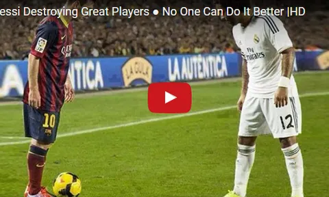Messi đã làm bao danh thủ phải khốn đốn