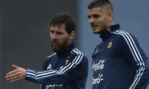 Messi lập phe cánh, loại Icardi khỏi tuyển Argentina