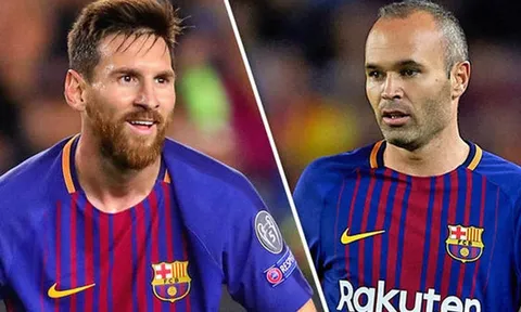 Messi xúc động nhớ về tháng năm rực rỡ cùng Iniesta