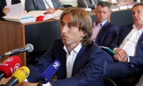 Tiền vệ Luka Modric đối mặt với nguy cơ phải ngồi tù 5 năm