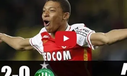 Monaco 2-0 Saint Etienne (đấu bù Ligue 1)
