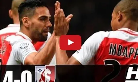 Monaco 4-0 Lille (vòng 37 Ligue 1)